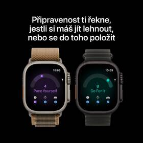 Chytré hodinky Apple GPS + Cellular 49 mm přírodní titan, přírodní titanový milánský tah - L 

 obrázek produktu 3 z 6