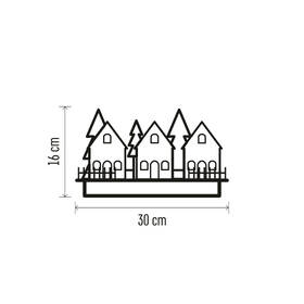 LED dekorace EMOS vesnička, 16 cm, 2x AA, vnitřní, teplá bílá, časovač 

 obrázek produktu 3 z 4