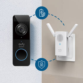 Videozvonek Anker Eufy Battery Doorbell Slim 1080p černý

 obrázek produktu 9 z 15
