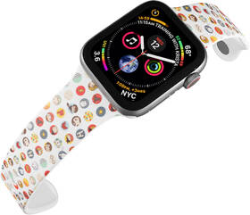 Řemínek Harry Potter na Apple Watch 42/44/45/49 mm - motiv charms 6, bílý 

 obrázek produktu 3 z 3