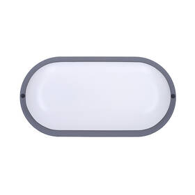 Stropní svítidlo Solight oválné, 13W, 910lm, 4000K, IP54 šedé

 obrázek produktu 3 z 10