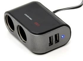 Rozdvojka Compass 07422 12/24V + 2x USB 2100mA 

 obrázek produktu 2 z 5