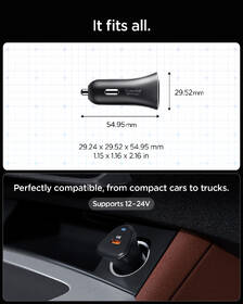 Adaptér do auta Spigen Essential 30W 1xUSB-C černý

 obrázek produktu 8 z 9