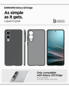 Kryt na mobil Spigen Liquid Crystal na Samsung Galaxy S25 Edge černý

 obrázek produktu 13 z 18