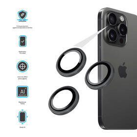 Tvrzené sklo FIXED Armor Camera Glass pro Apple iPhone 18 Pro Max černé

 obrázek produktu 2 z 3