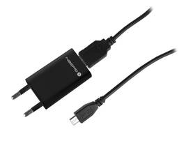 Nabíječka do sítě GoGEN ACH 101 C, 1x USB + microUSB kabel 1,2m černá

 obrázek produktu 1 z 3