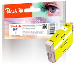 Inkoustová náplň Peach Epson 71, T0714, 310 stran žlutá

 obrázek produktu 1 z 1