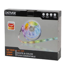LED pásek Denver LSC-531 WI-FI, TUYA, 5m 

 obrázek produktu 9 z 9