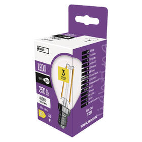Žárovka LED EMOS Filament Mini Globe, E14, 1,8 W, neutrální bílá 

 obrázek produktu 3 z 3