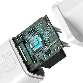 Nabíječka do sítě Baseus Super Si USB-C, 20 W, QC 3.0 bílá

 obrázek produktu 5 z 9