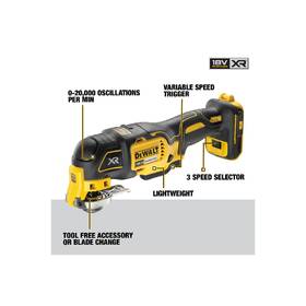 Multibruska Dewalt DCS356NT (bez baterie) 

 obrázek produktu 3 z 7