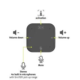 Webkamera PORT CONNECT 2K All-in-One Audio/Video Desktop Conference Tower černá

 obrázek produktu 4 z 10