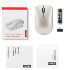 Myš Lenovo 540 Compact Wireless zlatá

 obrázek produktu 6 z 6