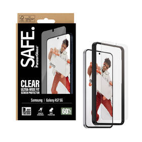 Tvrzené sklo PanzerGlass SAFE na Samsung Galaxy A57 s instalačním rámečkem 

 obrázek produktu 2 z 5