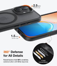 Kryt na mobil Torras Guardian Magnetic na Apple iPhone 17 černý

 obrázek produktu 3 z 8