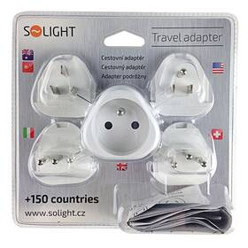 Cestovní adaptér Solight výměnné vidlice pro celý svět 

 obrázek produktu 1 z 1