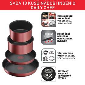 Sada nádobí Tefal L3989502, 10 ks 

 obrázek produktu 4 z 8