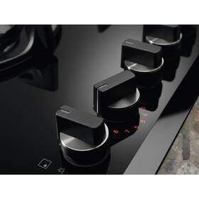 Plynová varná deska Electrolux KGG75365K černá barva
