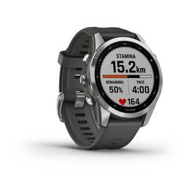 Chytré hodinky Garmin fenix 7S Glass - Silver / Graphite Silicone Band 

 obrázek produktu 7 z 10