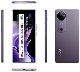 Mobilní telefon vivo V40 5G 8 GB / 256 GB - Nebula Purple 

 obrázek produktu 13 z 29