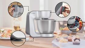 Kuchyňský robot Bosch MUM58359 stříbrná barva
