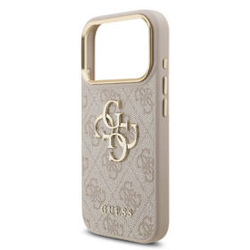 Kryt na mobil Guess PU Leather 4G Metal Logo Gold Frame MagSafe na Apple iPhone 17 Pro růžový

 obrázek produktu 5 z 7
