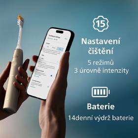 Zubní kartáček Philips HX9992/11 champagne

 obrázek produktu 7 z 18