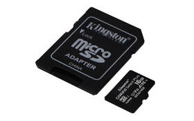 Paměťová karta Kingston MicroSDHC 16GB UHS-I U1 (100R/10W) + adapter 

 obrázek produktu 1 z 2
