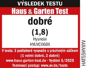 Podlahový vysavač Hyundai VC068G zelená barva
