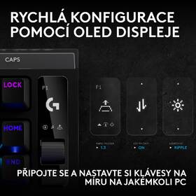 Klávesnice Logitech PRO X2 RAPID, US INT'L černá

 obrázek produktu 9 z 14