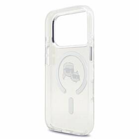 Kryt na mobil Karl Lagerfeld IML K&CH Heads Metal Frame MagSafe na Apple iPhone 18 Pro Max bílý

 obrázek produktu 2 z 6