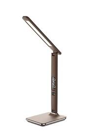 Stolní LED lampička Solight WO45-H s displejem, volba teploty světla, 9W hnědá

 obrázek produktu 2 z 10