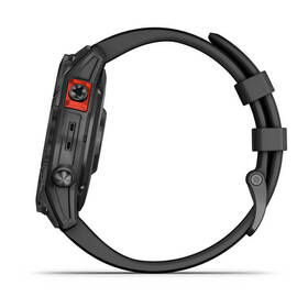 Chytré hodinky Garmin fenix 7 Solar - Gray/Black Silicone Band 

 obrázek produktu 8 z 10