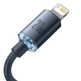 Kabel Baseus Crystal Shine Series USB-C/Lightning 20W 1,2m černý

 obrázek produktu 3 z 10