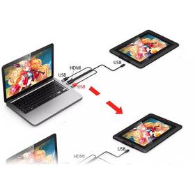 Kabel XPPen 3v1 pro Artist 12 Pro, 13.3 Pro, 15.6, 15.6 Pro černý

 obrázek produktu 4 z 4