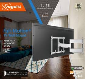 Držák TV Vogel’s ELITE TVM 5445W  pro úhlopříčky 32" až 65", nosnost 35 kg bílý

 obrázek produktu 10 z 11