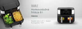 Fritéza horkovzdušná Concept FR8000 Double 8 l černá

 obrázek produktu 15 z 17