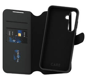 Pouzdro na mobil flipové PanzerGlass CARE Tango 2v1 Qi na Samsung Galaxy S25+ černé

 obrázek produktu 2 z 11