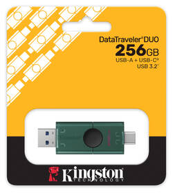 USB Flash Kingston DataTraveler Duo G2 256GB zelený

 obrázek produktu 5 z 14
