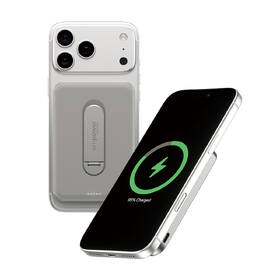 Powerbanka PanzerGlass empower Qi2 5000 mAh, MagSafe, KickStand šedá

 obrázek produktu 1 z 9