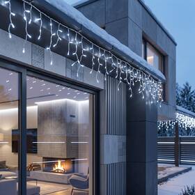 Vánoční osvětlení Solight LED, rampouchy, 200 LED, IP44, (10m) průhledné

 obrázek produktu 3 z 6