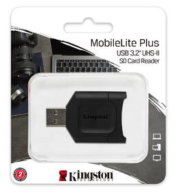 Čtečka paměťových karet Kingston SD MobileLite Plus UHS-II černá

 obrázek produktu 3 z 3