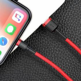Kabel Baseus Cafule USB/Lightning, 3m červený

 obrázek produktu 7 z 10