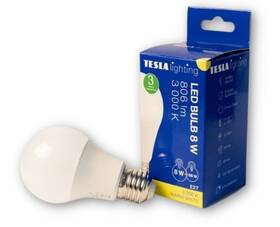 Žárovka LED Tesla Lightning klasik, E27, 8W, teplá bílá 

 obrázek produktu 2 z 3