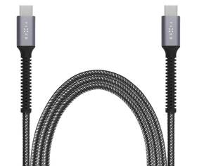 Kabel FIXED Armor USB-C/USB-C, PD, 240 W, 2 m šedý

 obrázek produktu 4 z 9