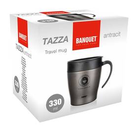 Termohrnek BANQUET TAZZA 330 ml antracitový

 obrázek produktu 1 z 8
