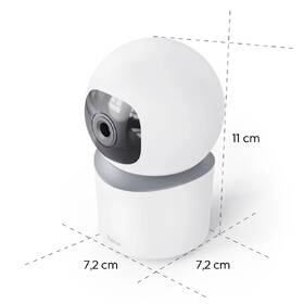IP kamera Hama Smart Wi-Fi, Full HD, otáčení/naklápění bílá

 obrázek produktu 10 z 10