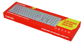Klávesnice Canyon HKB-W11 RGB Dual Mode CZ šedá

 obrázek produktu 5 z 6