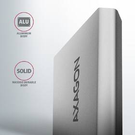 Externí rámeček Axagon Silver Arrow box, USB-C 10 Gbps - M.2 NVMe SSD stříbrný

 obrázek produktu 5 z 9