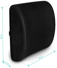 Bederní opěrka Connect IT FOR HEALTH LumbarPad černá

 obrázek produktu 1 z 8